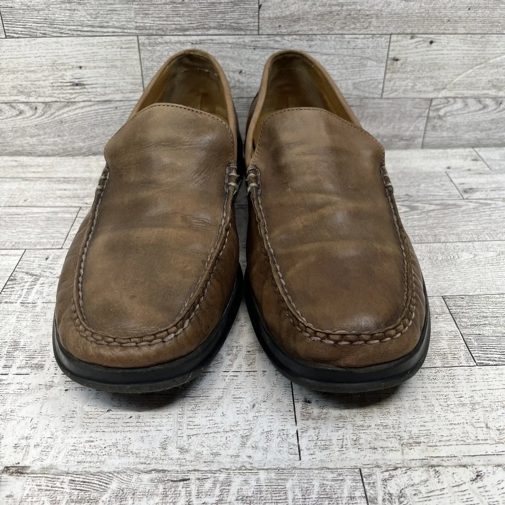 Cole Haan Dempsey Brown Leather Loafer Shoes C05779‎ Men Size 8.5M